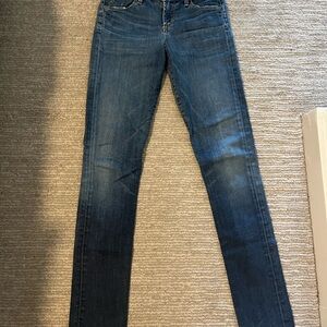 Citizens Of Humanity Blue Skinny Jeans with Authentic Fading